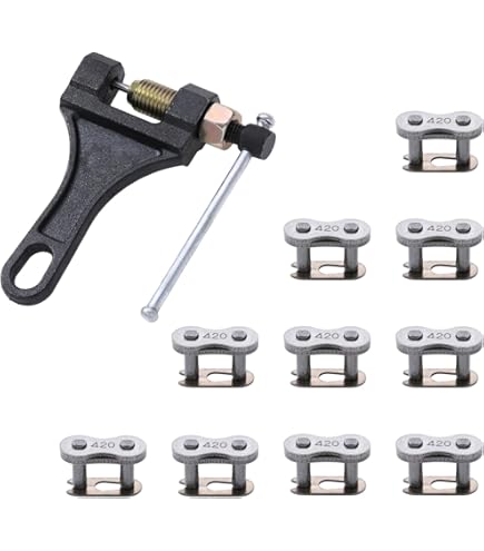 Connettore Catena 420 Per Pit Bike 50cc-125cc - Set Di 2 Pezzi - Foto 9