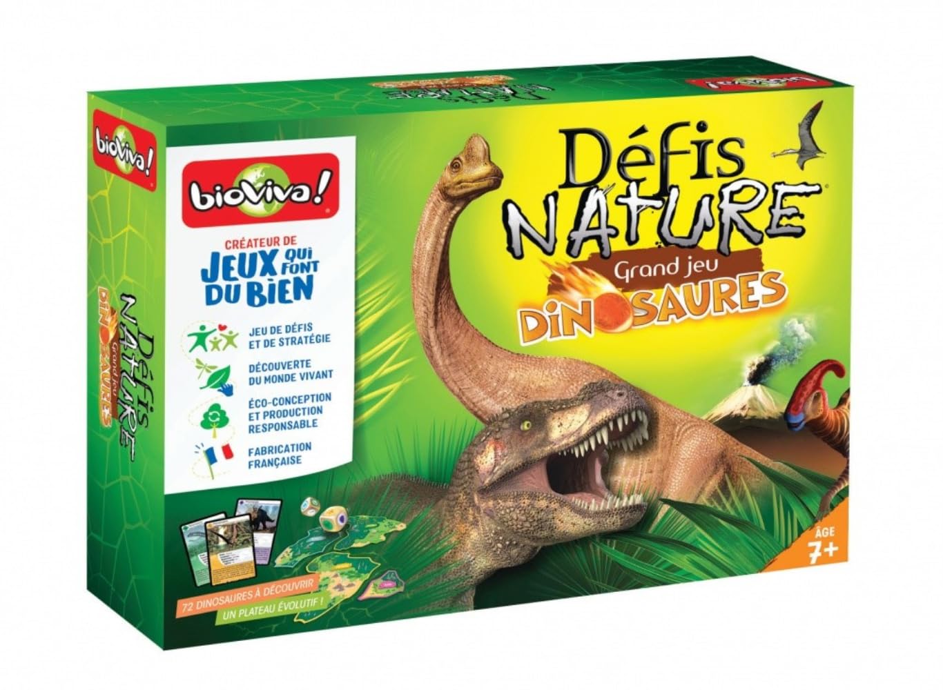 BIOVIVA - Large Game – Dinosaurs – Fun Board Game from 7 Years – 201056