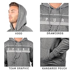 Ultra Game NBA Men's Fleece Midtown Pullover