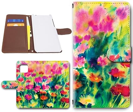 Amazon Co Jp Aquos Sense4 Sh 41a Aquos Sense5g Shg03 専用 手帳型 スマホケース レザー製 カバー カメラ穴搭載 水彩タッチ ボタニカル調 花柄 花畑 アクオス センス フォー Docomo ドコモ センス ファイブジー Au Dc 1403 家電 カメラ