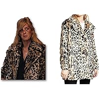 Cheetah print womens coat Clearance
