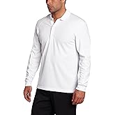 Greg Norman Collection Men's Srtck Long Sleev PCD Polo