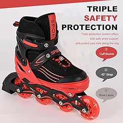 Kids Inline Skates for Girls Boys with All Wheels