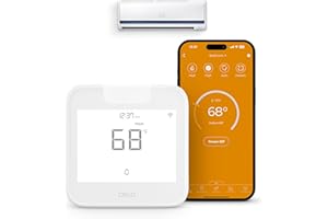 Breez Max | ENERGY STAR CERTIFIED Smart AC Controller | WiFi Thermostat for Mini-Split, Window, Portable ACs/Heat Pumps | AI-