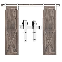 SMARTSTANDARD 8ft Siliding Barn Door Hardware Kit