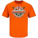 Smack Apparel Miami College Fans. City of Champions Orange T-Shirt (Sm-5X)