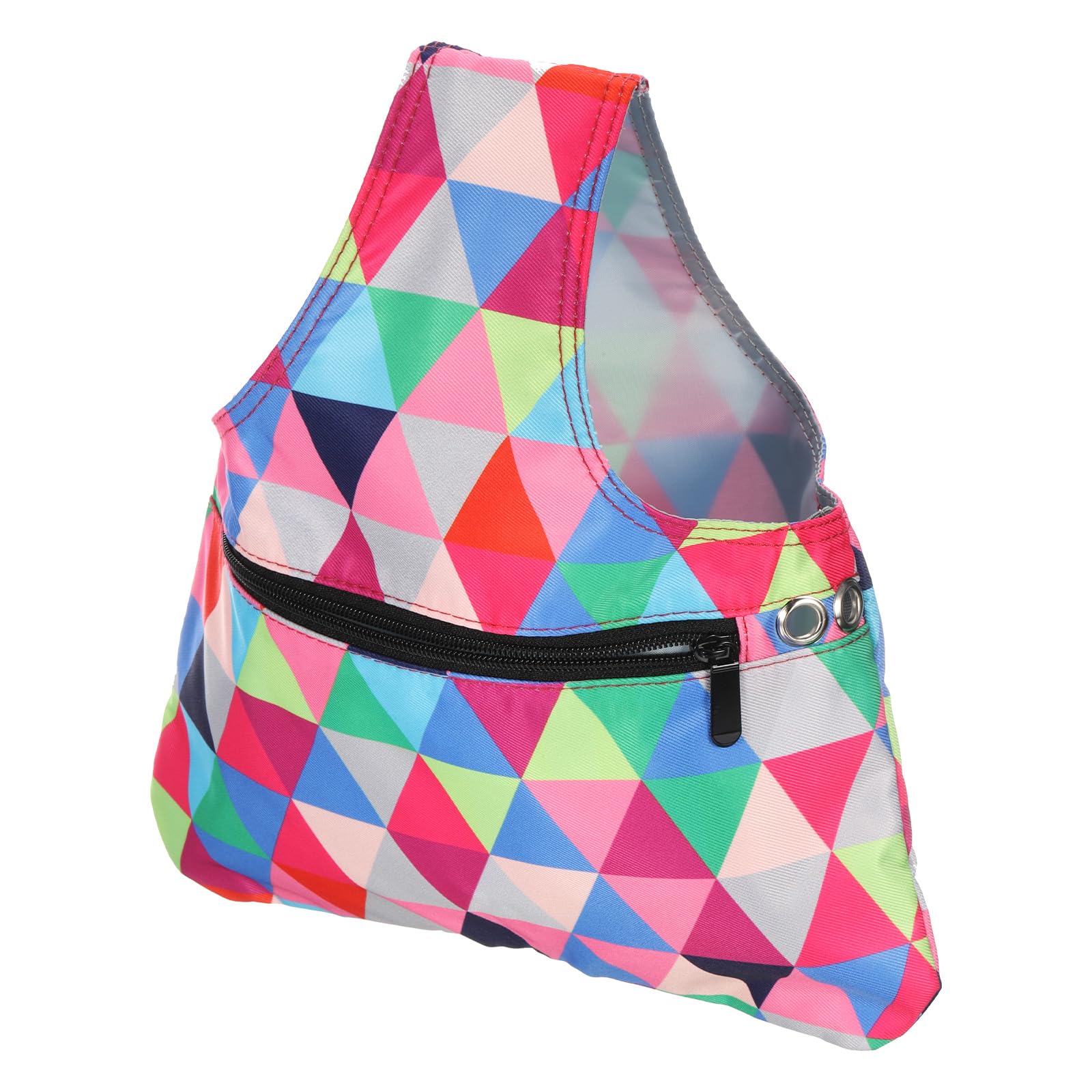 PATIKIL Yarn Storage Bag, Portable Crochet Knitting Bag Case Skein Ball Holder Organizer Crocheting Tote Wrist Bag for Sewing Craft Projects, Mix Color