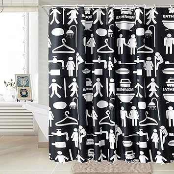 Jungen Und Mädchen-Polyester-Duschvorhang-Gewebe-Schattierungs-wasserdichtes Vorhang-Badezimmer Nehmen Eine Duschtrennwand, D