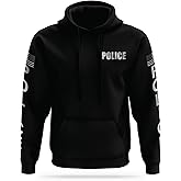 13FA POLICE Reflective Utility Hoodie - High Visibility Safety Apparel - 100% Polyester for Odor Free Quick Dry Comfort.
