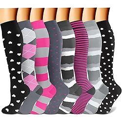 CHARMKING Compression Socks for Women & Men