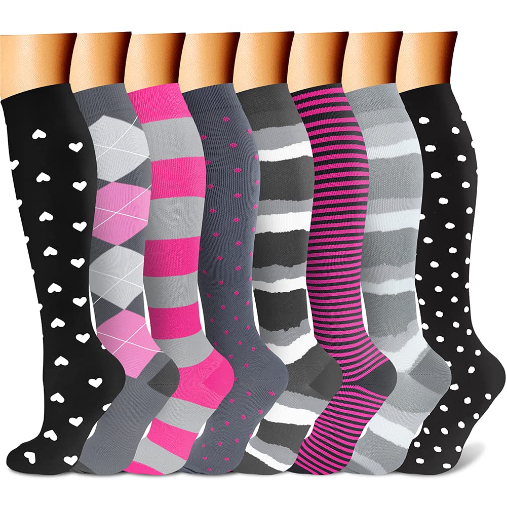 CHARMKING Compression Socks for Women & Men