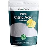 Viva Doria 100% Pure Citric Acid, Food Grade, Fine Grain, 2 lb (907 g)