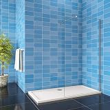 Xinyang 1200x1900mm Walkin Wet Room Shower Screen 8mm Easy Clean Glass view 2