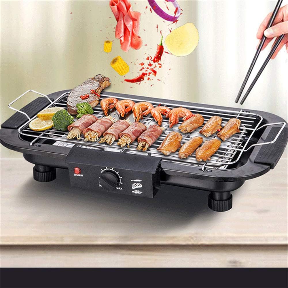 review Xinrangxin 2000W Outdoor Portable Smokeless Barbecue Grills, Adjustable Temperature Control, Make Tender Char-Grilled Meals Inside with Virtually No Smoke