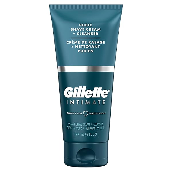 GILLETTE INTIMATE 2 IN 1 PUBIC SHAVE CREAM...
