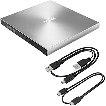 Win10高年式2015/ASUS/HDMI/メ4/HD500/無線/DVD ASUS SDRW-08U9M-U/SIL 13mm External DVD Writer, Compatible with