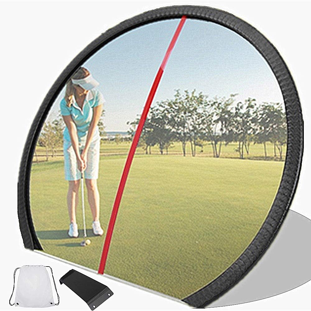 Golf Training Aid Tool, Golf Wide Angle Mirror