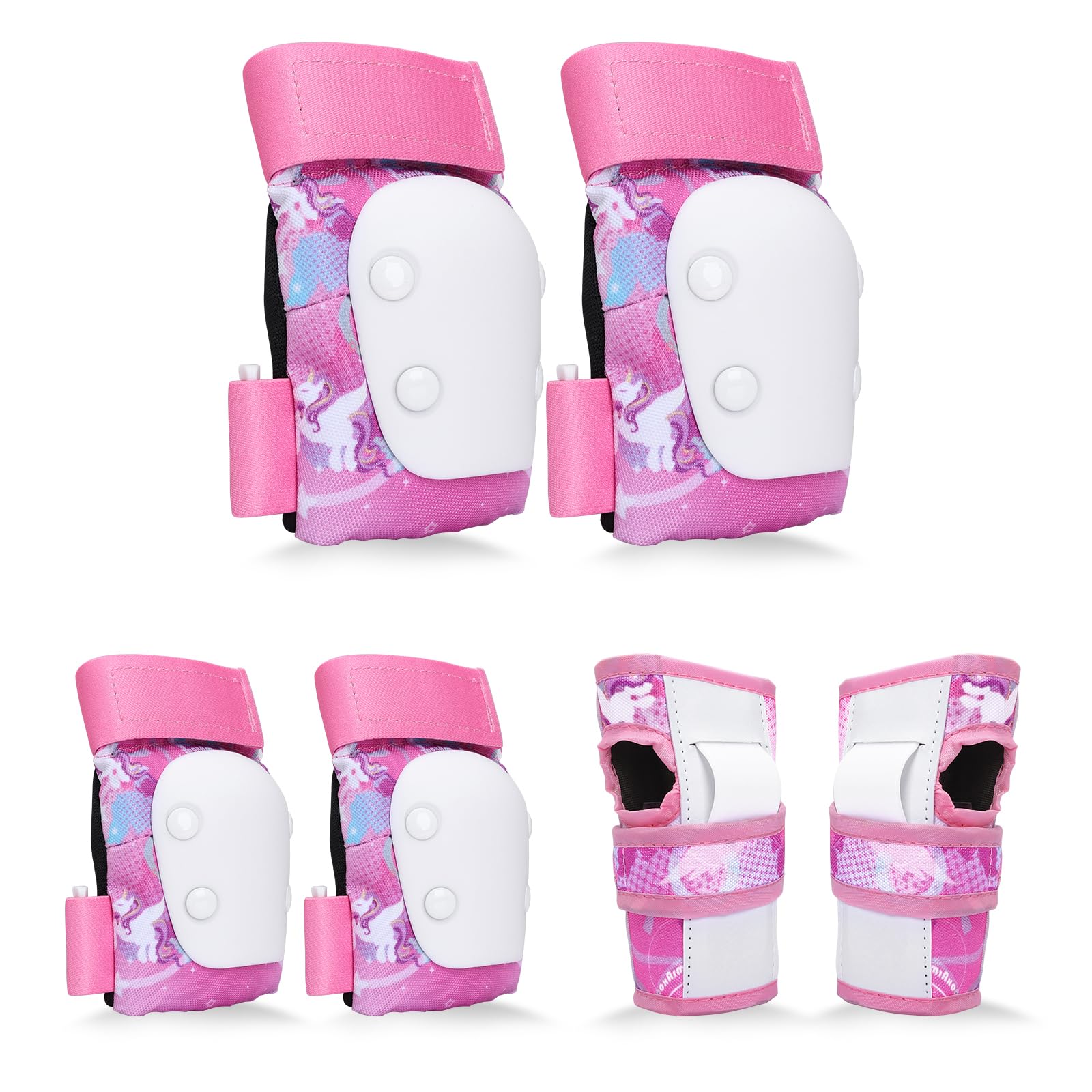 Photo 1 of YooxArmor Kids Knee and Elbow Pads Set for Children Ages 3-5/5-8, Toddler Protective Gear Set for Roller Skating, Cycling, Skateboarding, Inline Skating, Scooter Riding Sports