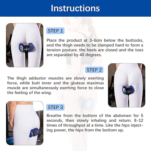 KOMBIUDA Buttock Trainer - Hip & Thigh Exercise Device For Glute Workouts