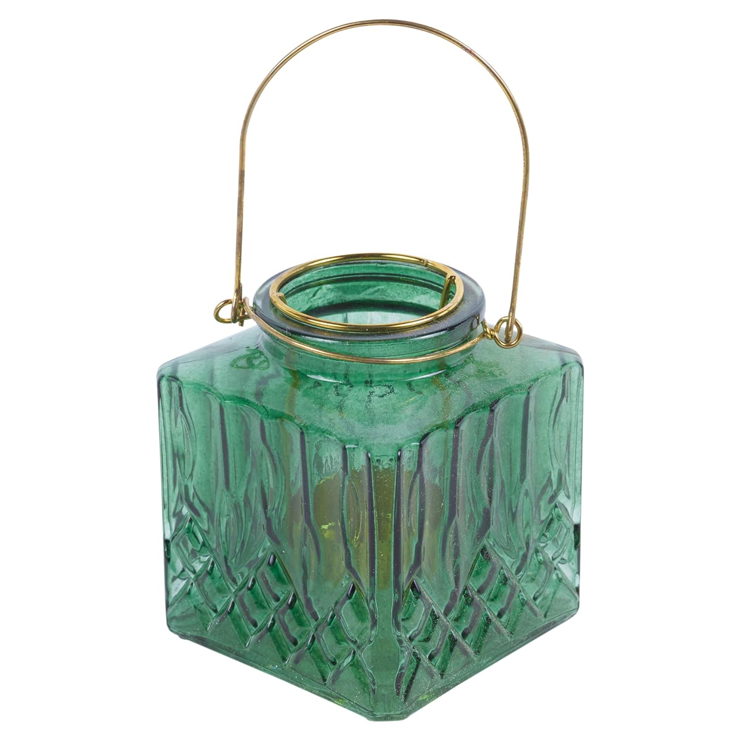 3 portavelas de Cristal Cuadrado URBNLIVING 3 Colores Velas y candelabros Candelabros y portavelas