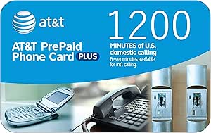 AT&amp;T 1200 Minute Prepaid Phone Card (Calling Card)