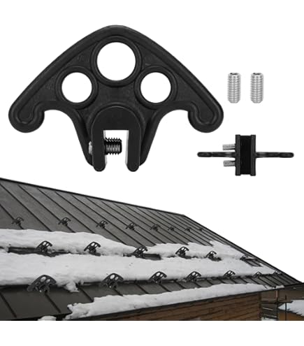 thumbnail image 2 of 25 Pack Snow Guards For Metal Roofs, Metal Roof Guard Prevent 25pcs 2 of 14