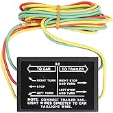 Buyers Products 5423203 6 Amp 3-2 Solid State Heavy-Duty Tail Light Converter, Easy Installation, Convert 3 Wire Tail Lights To 2 Wire Trailer System