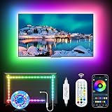 Daymeet Daymeet TV LED Backlights 5M RGB 16M colors 55-85 inch with APP Remote view 1