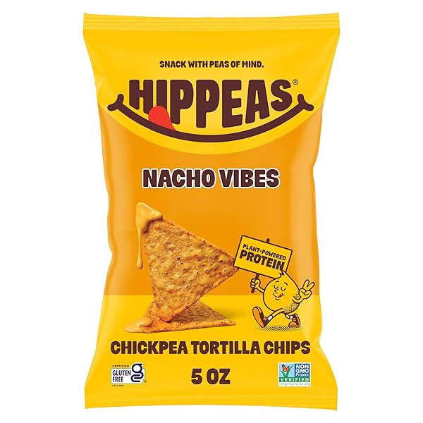 HIPPEAS CHIPS TORTILLA NACHO VBS 5 OZ
