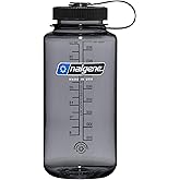 Nalgene Sustain Tritan BPA-Free Water Bottle Made with Material Derived From 50% Plastic Waste (using ISCC certified mass balance), 32 OZ, Wide Mouth