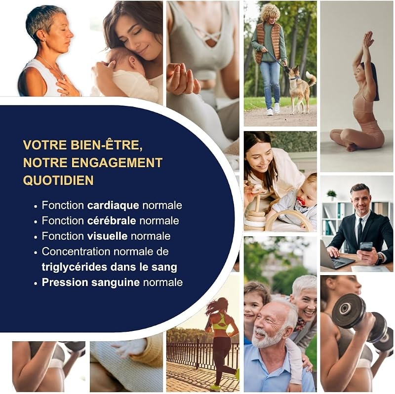 Vitality 1000 – Complément de 1000 mg d'oméga 3 - vitamine E - Pour le coeur et le cerveau - Concentration en oméga 3 de 90% - Certificat IFOS 5 étoiles - Huile de poisson pure - 90 gélules