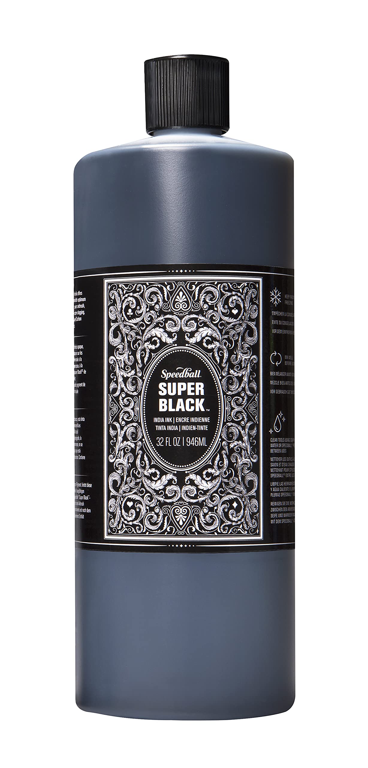 32 oz Super Black India Ink
