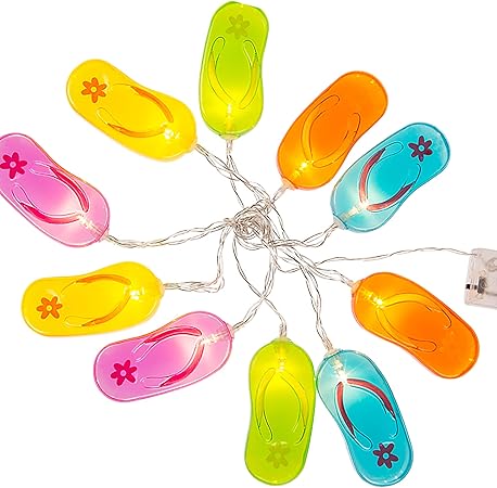 Preis Am Stiel Lichterkette Flip Flop Mit 10 Led Lichterkette Fur Balkon Geschenk Fur Freunde Gartenparty Sommer Wohnaccessoires Geschenkidee Deko Leuchten Beleuchtung Amazon De Kuche Haushalt