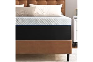 Twolike King Mattress 12 Inch King Gel Memory Foam Mattress,California King Size Mattress in a Box, Medium Firm,Black Mattresses King Size 80"*76"*12"