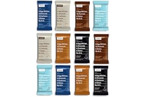 HEALTHIEST BARS Gluten Free Protein Bar Snack 1.83 Ounce (12 Pack)