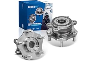 Detroit Axle - Front Wheel Bearing Hubs for 2014-2023 Nissan Rogue, 2017-2018 Qashqai, 2017-2022 Rogue Sport, 2 Wheel Bearing