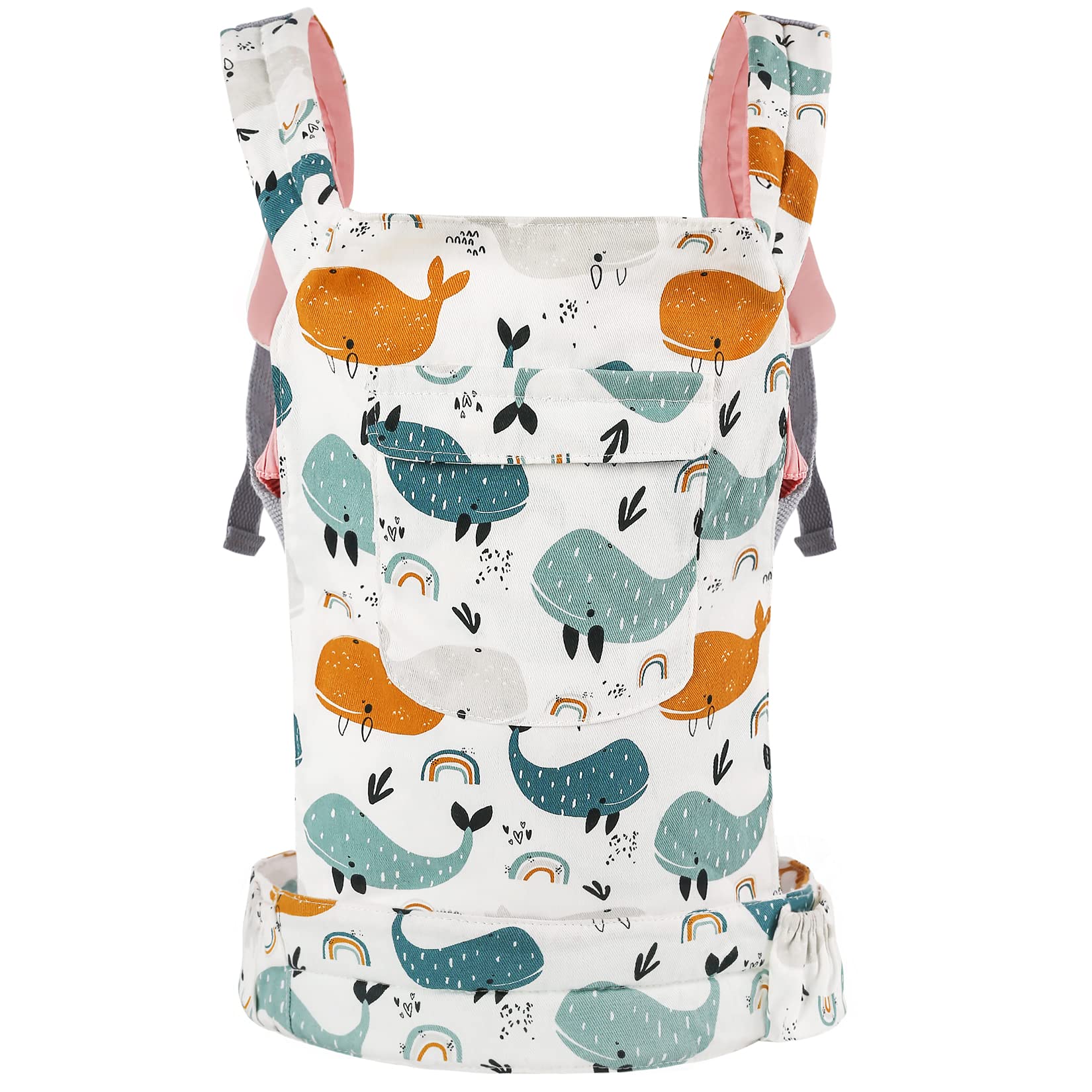 Vollence Baby Doll Carrier Front and Back Backpack Doll Carrier for 14 to 25 inch dolls