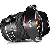 Meike 8mm f3.5 Ultra Wide Angle Fisheye Lens for Canon EOS EF Mount APS-C Cameras EOS 70D 77D 80D Rebel T7i T6i T6s T6 T5i T5