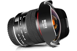 Meike 8mm f3.5 Ultra Wide Angle Fisheye Lens for Canon EOS EF Mount APS-C Cameras EOS 70D 77D 80D Rebel T7i T6i T6s T6 T5i T5 T4i T3i SL2,etc
