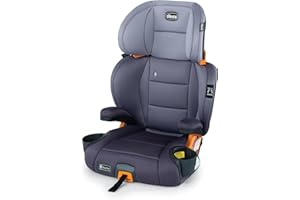 Chicco KidFit ClearTex Plus 2-in-1 Belt-Positioning Booster Car Seat, Backless and High Back Booster Seat, for Children Aged 