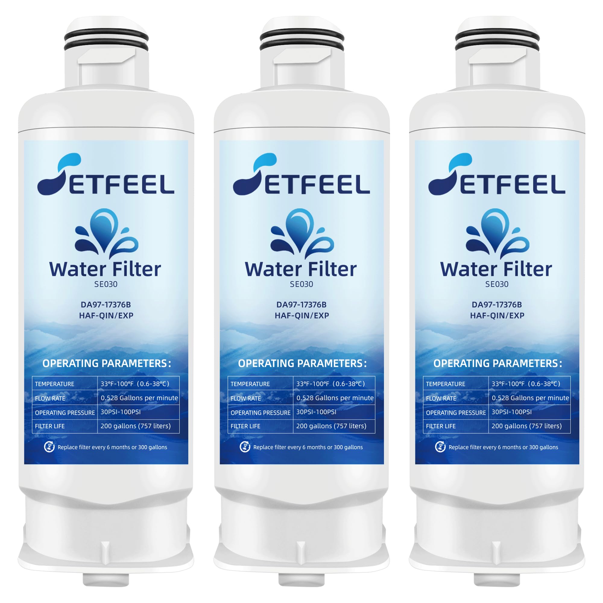 Photo 1 of * two are factory, sealed, one is not *
HAF-QIN/EXP Refrigerator Water Filter Replacement for Samsung Haf-qin DA97-17376B Rs27t5200sr hafqin Rs22t5201sr Rf27t5241sr Rf29a9671sr Rf28t5001sr Rf27t5201sr, Bespoke Water Filter 3 PacK SETFEEL