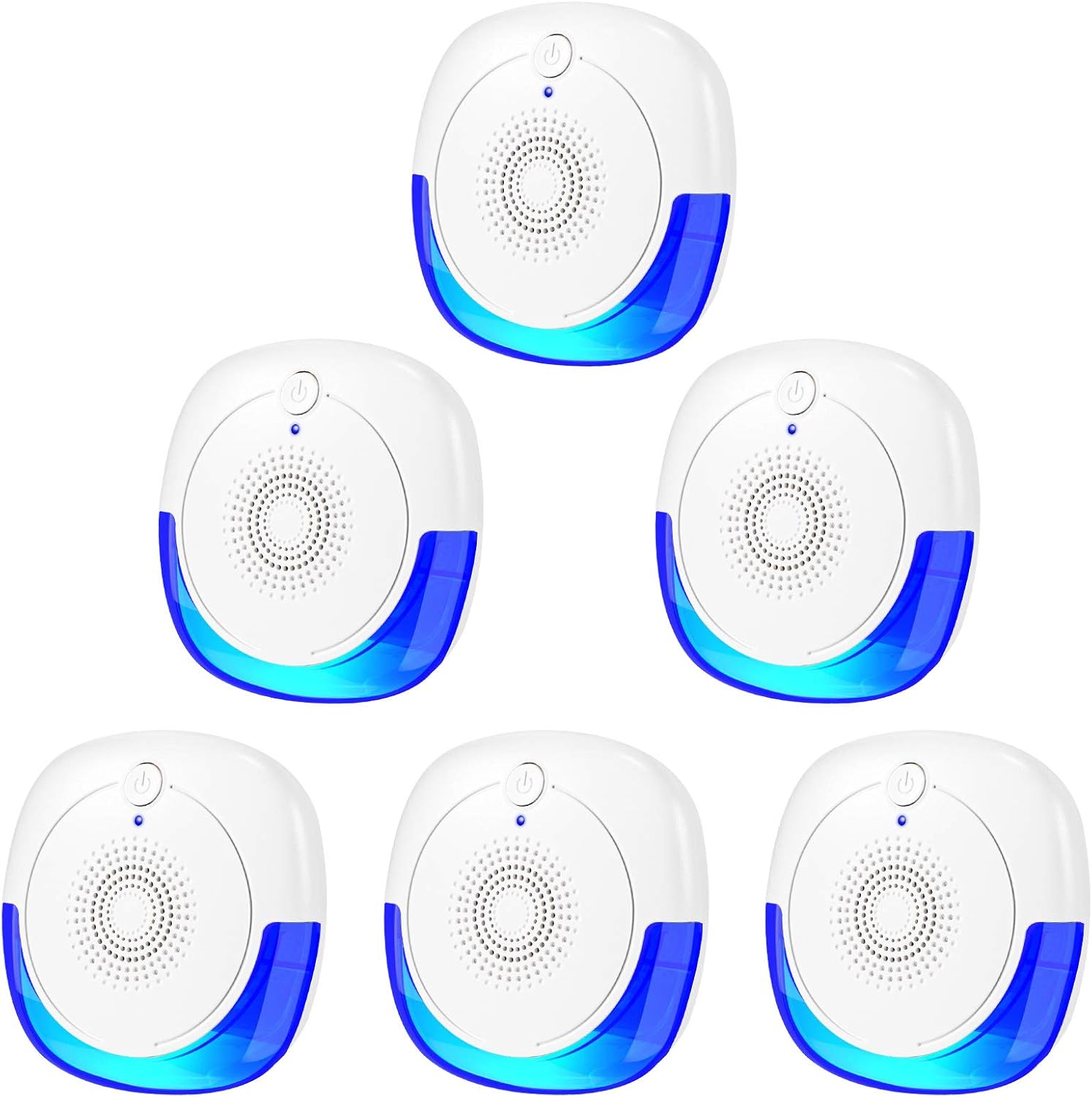 Ultrasonic Pest Repeller, 6 Packs, Electronic Indoor Pest Repellent for Home, Office, Kitchen, Warehouse, Hotel : Garden & Outdoor