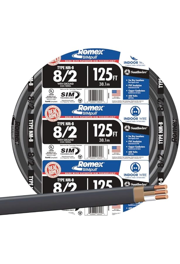 【だいており】 8/2 UFB x 100' Underground Feeder Cable B01IUAEXEATKSTORE