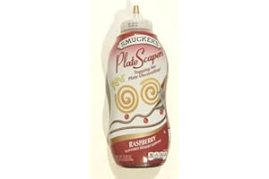 Smucker's PlateScraper Plate Decorating Dessert Topping (19.5 ounce squeezable bottle) (Raspberry)