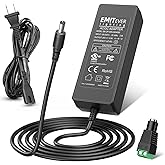 EMITEVER 24V Power Supply, 96W LED Power Adapter UL-Listed, 120V AC to 24V DC 4A Converter Low Voltage Transformer Class 2 for LED Strip Lights,CCTV Cameras