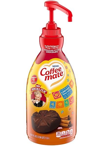 COFFEE MATE ABUELITA MEXICAN STYLE CHOCOLATE FLAVORED LIQUID...