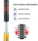 Underwood Aggregator Walking Poles 2 Pack Adjustable Telescopic Hiking Poles view 5