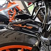 Resin Bike Motorcycle 3D Stickers Compatible with KTM Duke 125 200 250 390-2017-2023. Door Sill Protections from Impact and Scratches. Resin Stickers - Made in Italy