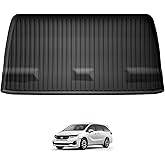 Cargo Liner Fit for 2018-2026 Honda Odyssey - Custom Fit Cargo Mat Odyssey Mini Passenger Van All Weather Use Heavy Duty Trunk Mat, Black