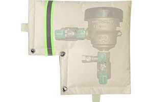 BANGIE Backflow Preventer Insulation Cover | 5 Layers of Protection Preventer Cover Insulated Pouch | Double Wall Cotton Winter Water Well Pump Covers Sprinkler Valve Cover Insulated (13"W x 12"H)